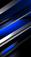 Obraz premium Digital technology white black blue geometric curve abstract poster background