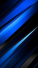 Obraz premium Digital technology white black blue geometric curve abstract poster background