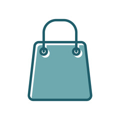 shopping bag icon vector design template simple and clean