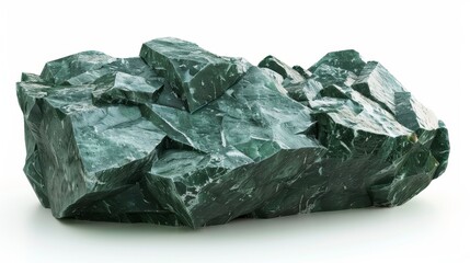 Nickel oxide, 3D illustration, realistic, isolated on white background