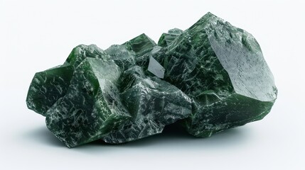 Fototapeta premium Nickel oxide, 3D illustration, realistic, isolated on white background