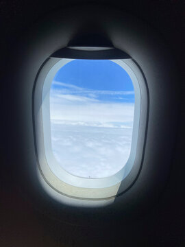 view from airplane window