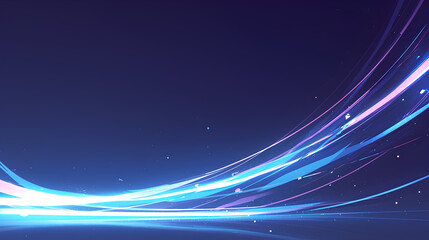 Background of light lines with a sense of speed background