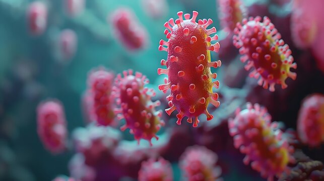 Tuberculosis bacteria replicating in lungs, microbiology infections replication, chronic bacterial infection