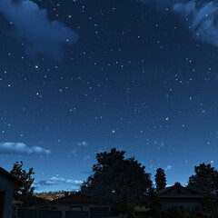 Naklejka premium nature in the sky