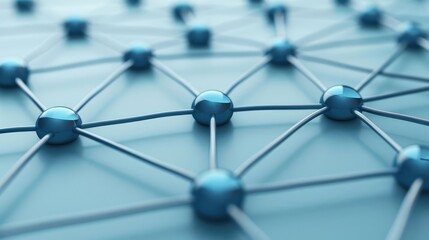 LAN network map showing nodes and connections, clear visual representation, tech illustration