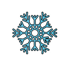 Snowflake vector icon