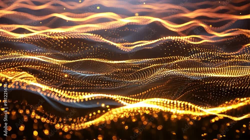 Poster background with interconnected lines and nodes, representing digital connectivity