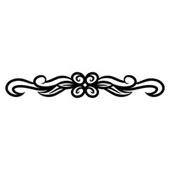 abstract swirl floral 