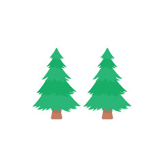 Pine Trees vector icon