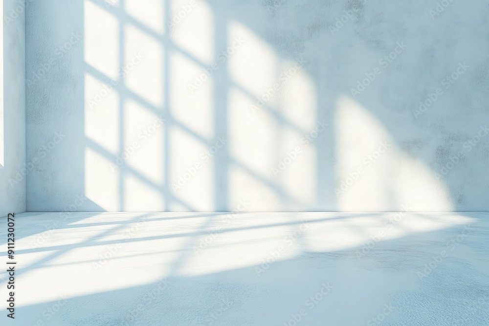 Poster white background with a light and shadow, design abstract wallpaper light and shadow pattern.