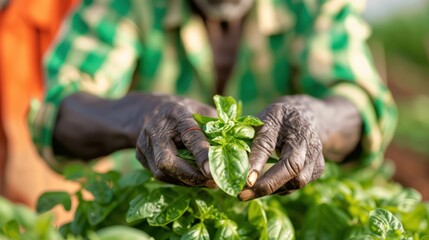 Obraz premium A group of farmers discussing the impact of market fluctuations on their livelihood