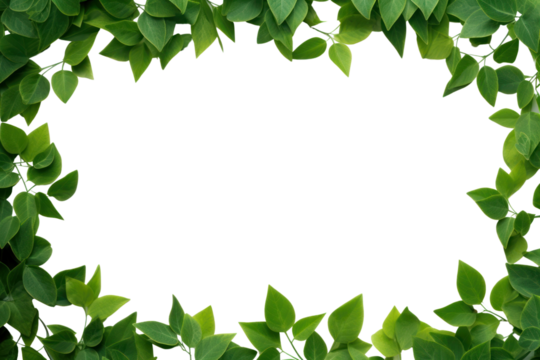 PNG Green leaves frame backgrounds plant herbs.
