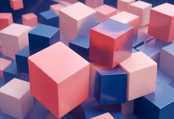 Obraz premium cube background