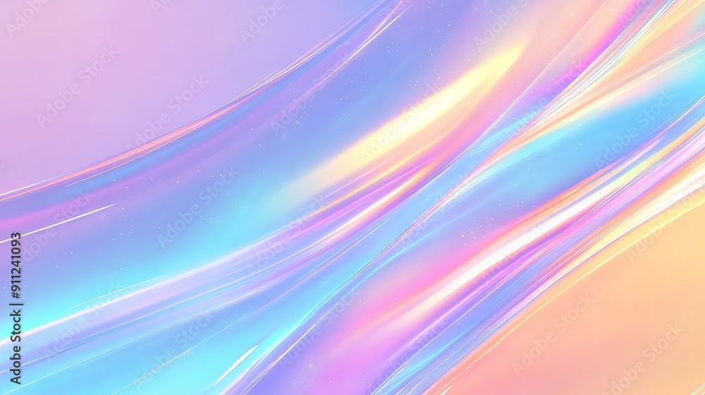 Poster abstract pastel color background with gradient of soft pink and blue, abstract blurred gradient past