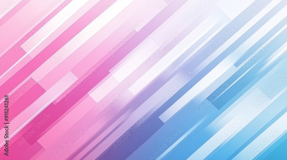 Poster abstract pastel color background with gradient of soft pink and blue, abstract blurred gradient past