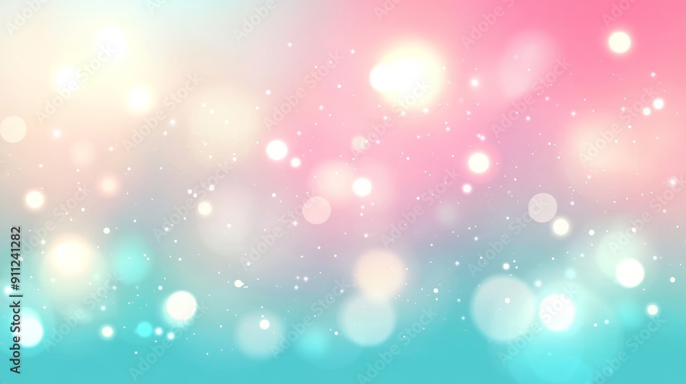 Poster abstract pastel color background with gradient of soft pink and blue, abstract blurred gradient past