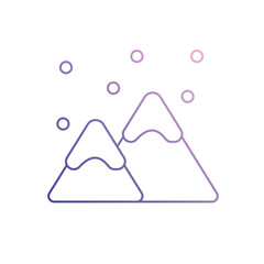Mountain vector icon