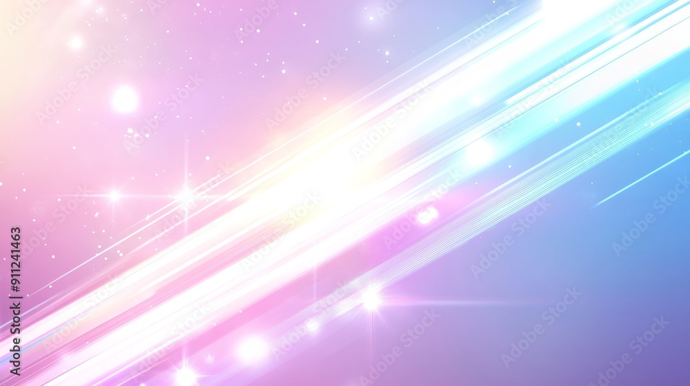 Poster abstract pastel color background with gradient of soft pink and blue, abstract blurred gradient past
