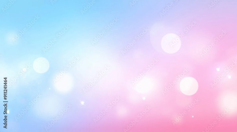 Poster abstract pastel color background with gradient of soft pink and blue, abstract blurred gradient past