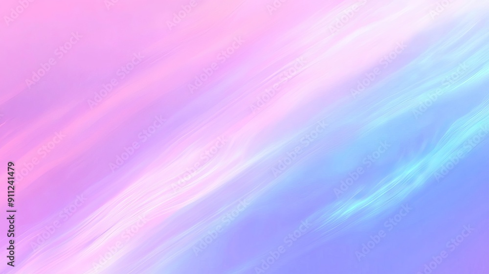Aufkleber abstract pastel color background with gradient of soft pink and blue, abstract blurred gradient past