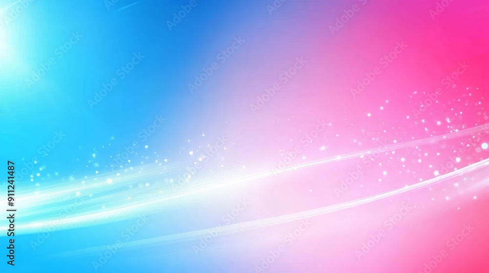 Poster abstract pastel color background with gradient of soft pink and blue, abstract blurred gradient past