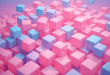 cube glow background