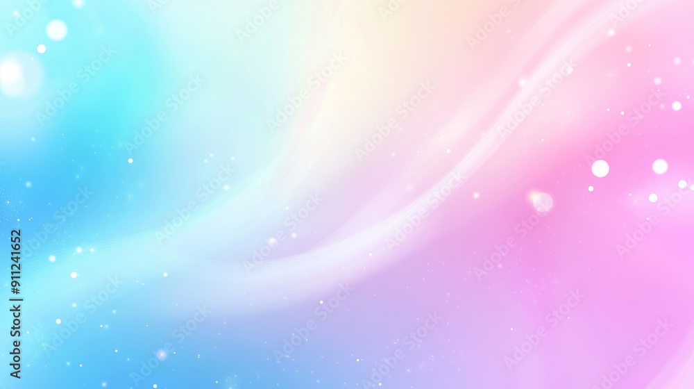 Poster abstract pastel color background with gradient of soft pink and blue, abstract blurred gradient past