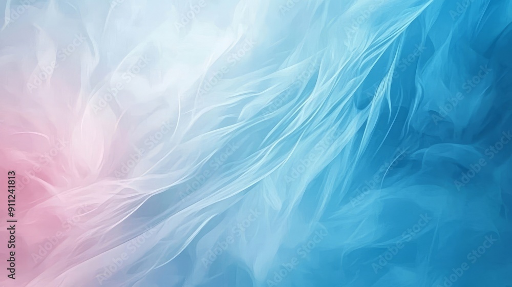 Aufkleber abstract pastel color background with gradient of soft pink and blue, abstract blurred gradient past