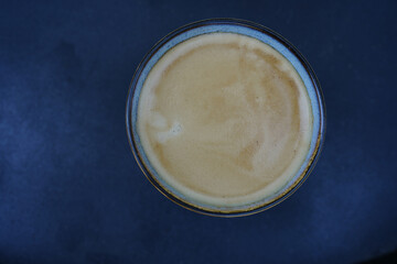 minimalist close-up of coffee