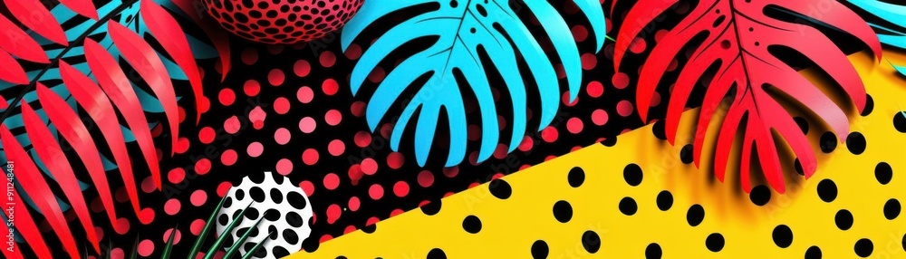 Poster dynamic patterns filled with versatile