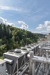 free cooling system on the roof