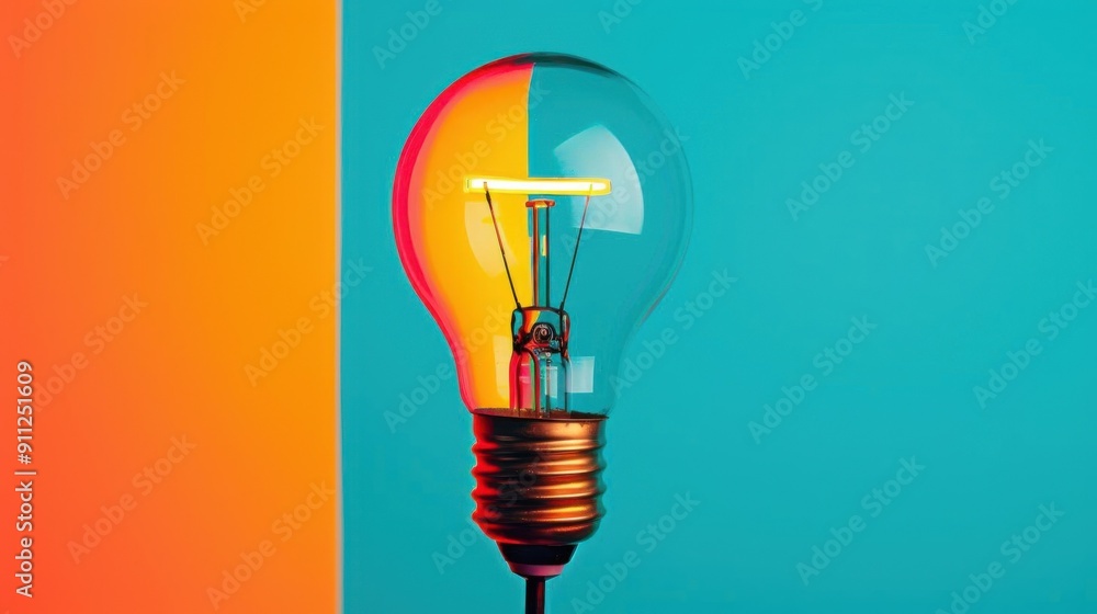 Poster sensations of euphoria and wonder with colorful