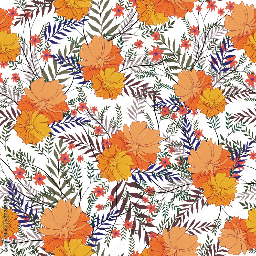 Poster floral background_110106878