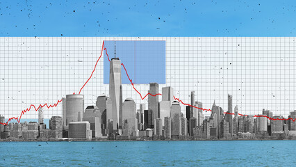 Stock market falls after weak economic report, report, stock exchange, finance, investment, crisi...