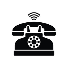 Telephone vector icon