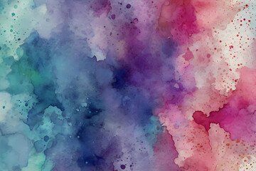 Obraz premium Texture background with splashing watercolor effect, various colors