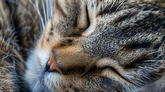 Close-up cat eye, brown, white, yellow, a captivating and mysterious gaze., printspace