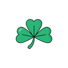 Shamrock vector icon