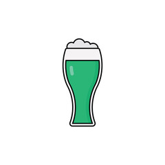 Beer Glass vector icon