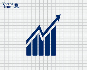 Vector dark color icon on a light background in a cage