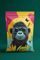 gorilla flat pouch packaging design