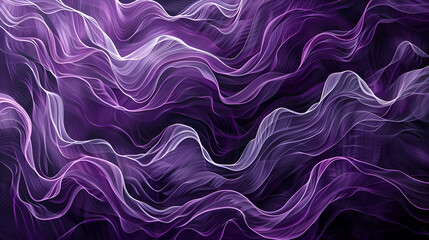Obraz premium abstract purple and white spiral line, Abstract 3d rendering of purple wavy background ,Abstract texture purple and violet color, wavy structure