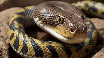 close up of a snake