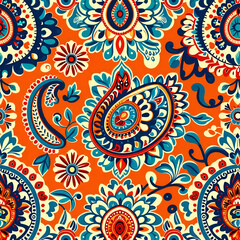 Fototapeta premium pattern with flowers seamless floral pattern 
