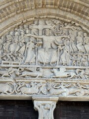 détail de l'Abbaye Saint-Pierre de Beaulieu-sur-Dordogne