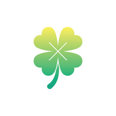 Fototapeta premium Clover vector icon