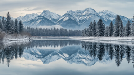 lake in the mountains