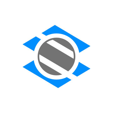 recommend clip art: the logo consists of the letter S and e. Abstract, outline and elegant.