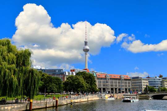 Berlin, Germany - July 31st 2024 - This Photo shows The SRH Berlin School of Popular Arts is a state-approved, private university of applied sciences in Berlin's Sch&ouml;neberg district. 